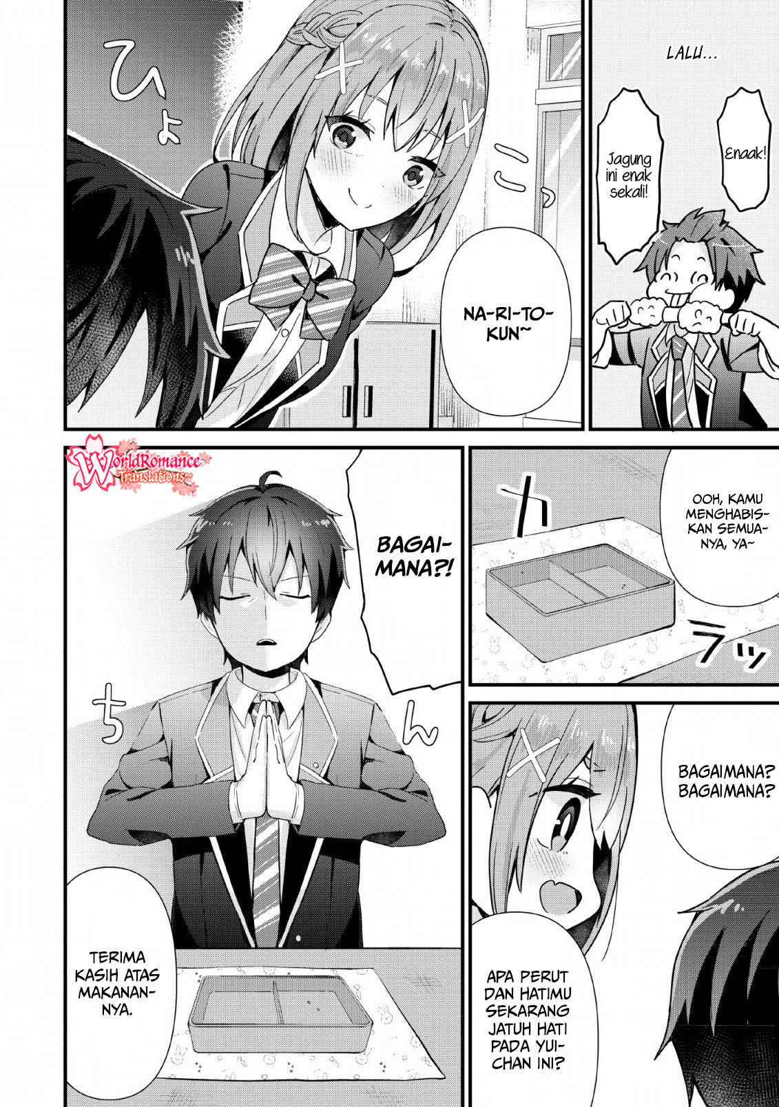 The Cute Girl Sitting Next to Me Is Trying to Make Me Fall in Love With Her as a Way to Ridicule Me, but the Tables Were Turned on Her Before She Knew It Chapter 02 Gambar 13